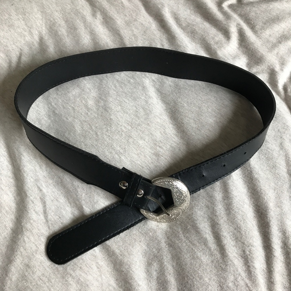 Black Belt w/ Silver Buckle